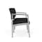 Lesro Black Seat, 2 Seat Sofa, 43.5 W 24.5 L 32 H, Linette Vinyl Seat, Lenox Steel Series LS2101 - alternate 2